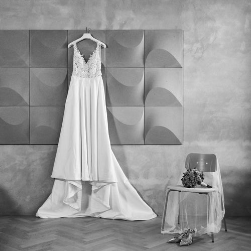 Stylingtips til A-line brudekjoler