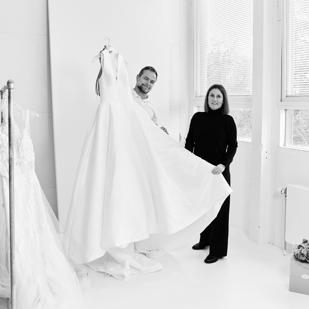 Tidløs A-line brudekjole fra One & Only.